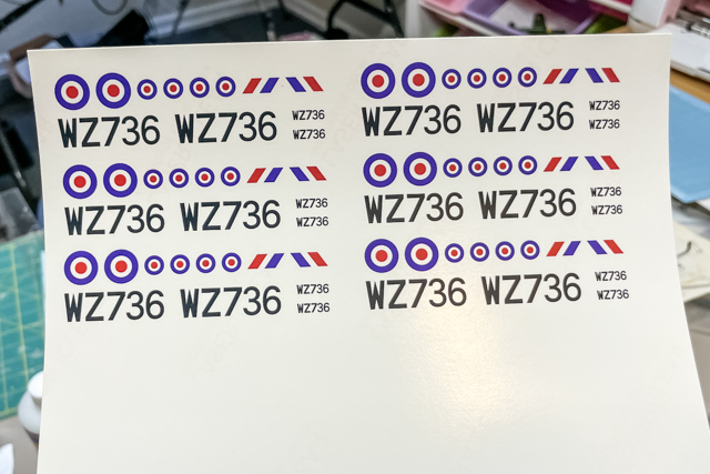Decal sheet